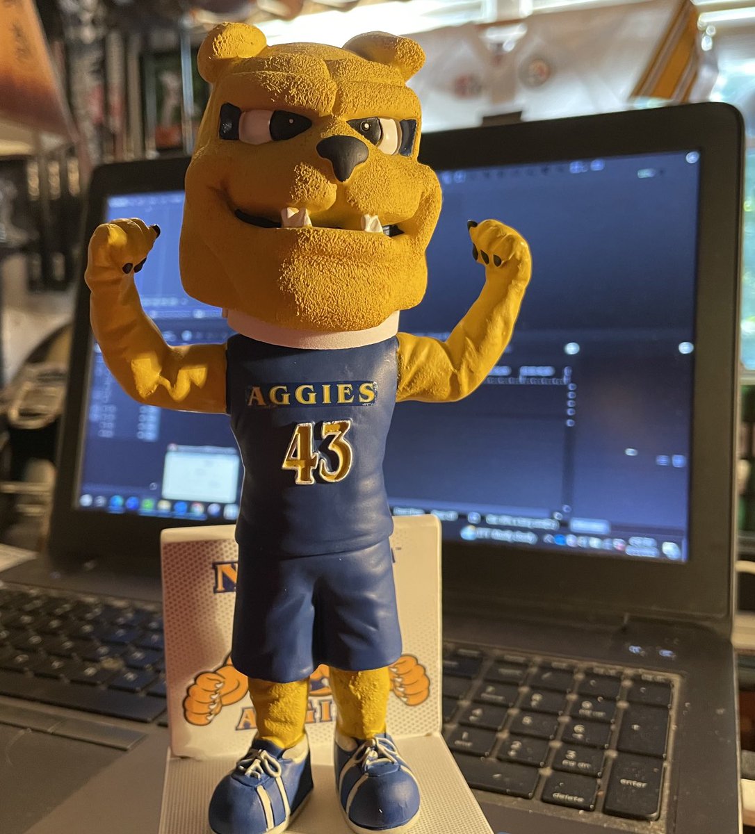 Who’s ready for college… errr football season..? Go Aggies..! #HBCU