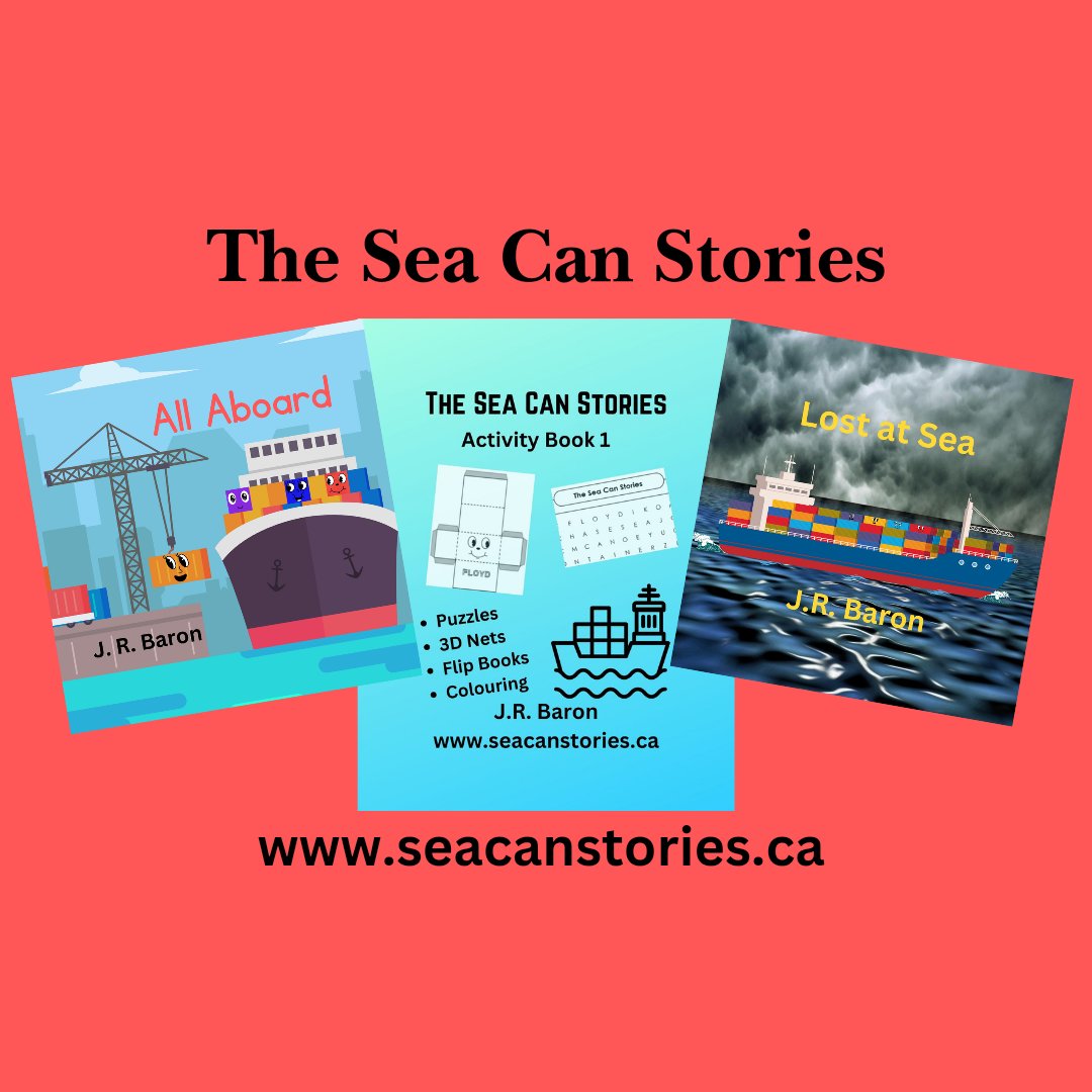 #BackToSchool Special! Purchase All Aboard or Lost at Sea &amp; receive The Sea Can Stories Activity #book 1 for FREE! Go to: bit.ly/3OGvYkn
Email seacanstories@gmail.com with Proof of Purchase to receive your free Sea Can Stories Activiity Book 1. Offer ends Sept. 5, 2023.