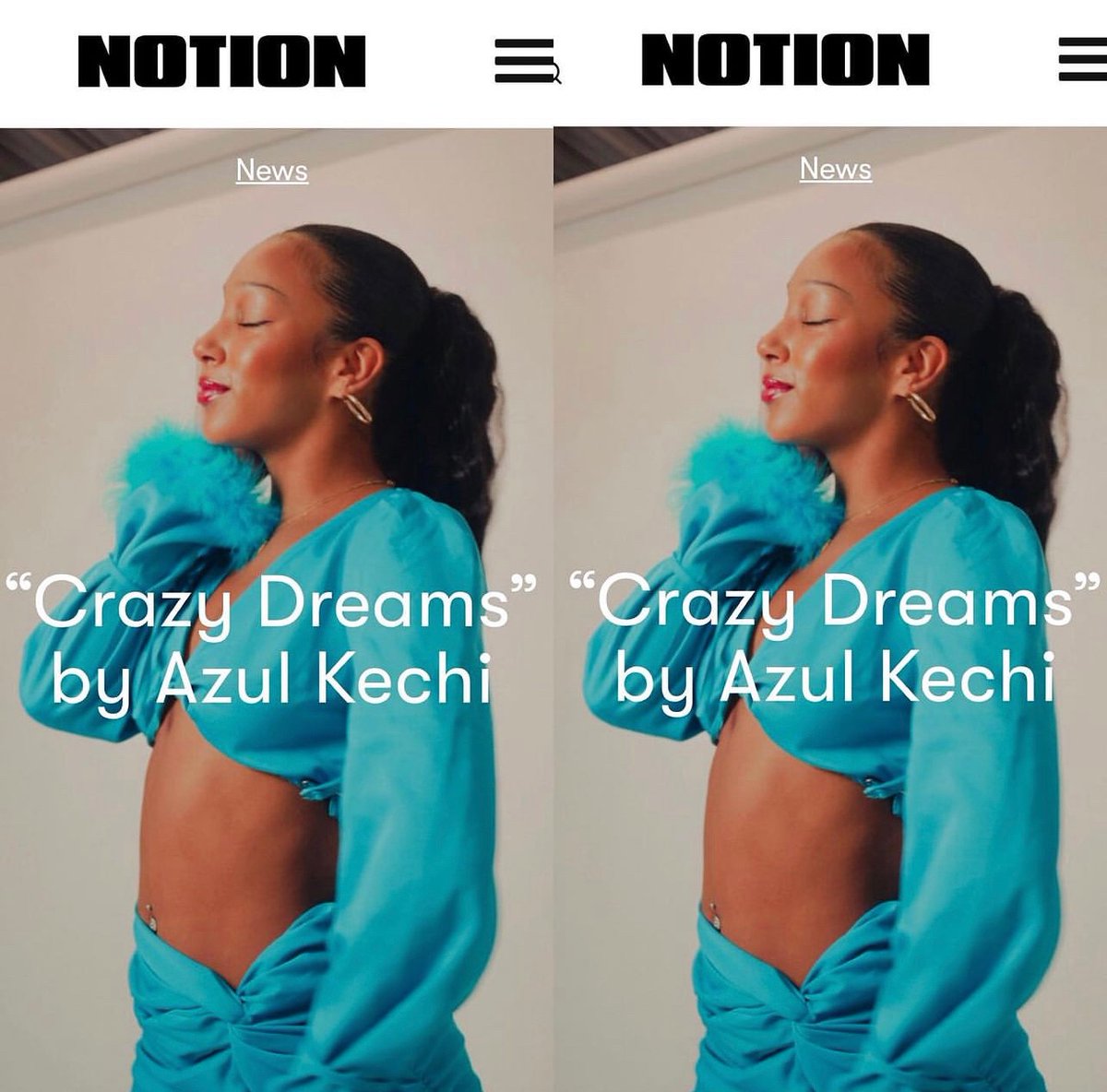 A huge huge thank ya to <a href="/notion/">Notion</a> for writing about my new single ‘Crazy Dreams’! You can read the article in the link in my bio 🦋🦋