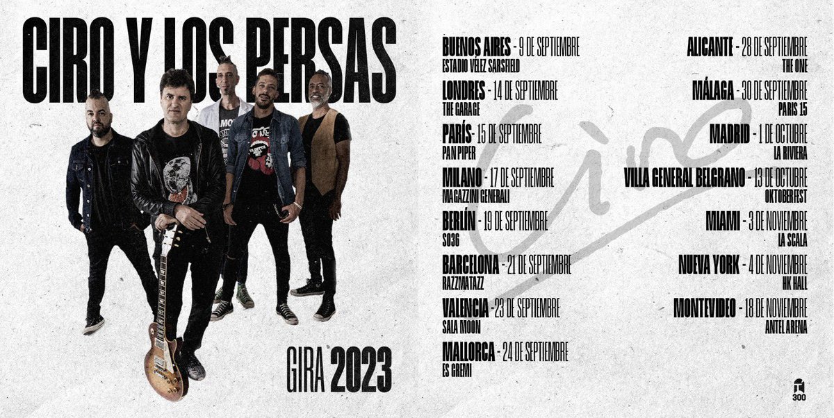 En que ciudad nos vemos?
#Gira2023