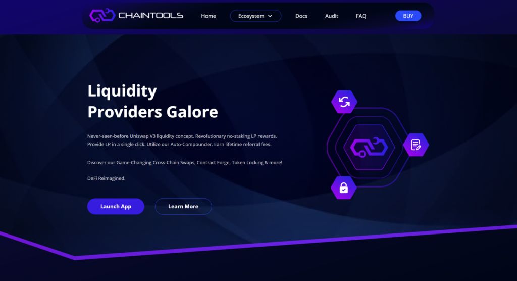 _Olaprime's tweet image. In addition to the unique rewards mechanism, #ChainTools introduces a suite of cutting-edge features for Uniswap V3 LP providers:

These innovative offerings enhance the LP experience and provide added value:

🔍Zapper
🔍Liquidity Provider Rewards 
🔍Yield Vault 
🔍Yield Booster