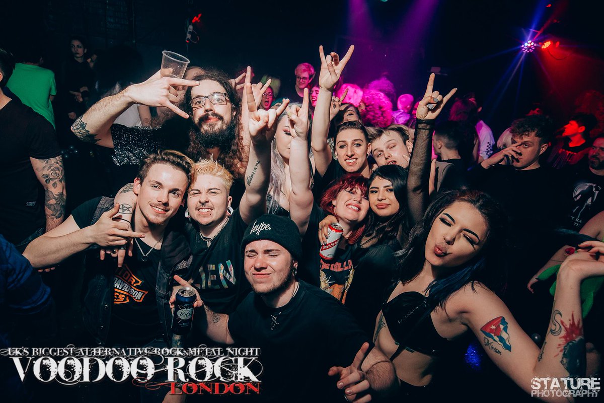 THIS FRIDAY!! Voodoo #rocklondon UKS BIGGEST ALT ROCK METAL PUNK PARTY ★ MULTI FLOORS of ALTERNATIVE MUSIC + ENTERTAINMENT ★ GET CHEAP ADVANCED from LINKTREE 📷 Only £10 ★ One Hell of Night of Alternative DJs, Performers, Entertainment! facebook.com/events/5880982…