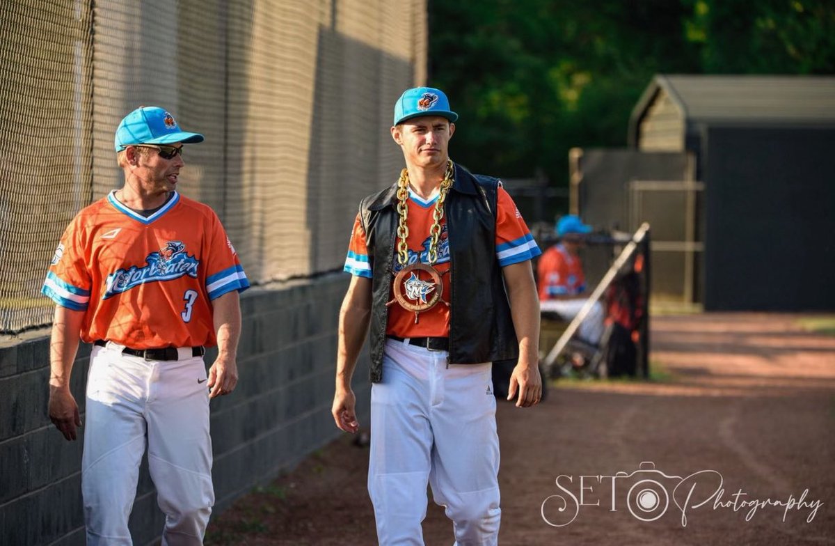 Congrats to <a href="/mhcmarlins/">Morehead City Marlins</a> skipper Sam Carel (pictured left, courtesy of SET Photography) on being named the 2023 CPL Coach of the Year today! For the full release, please visit coastalplain.com/morehead-citys…