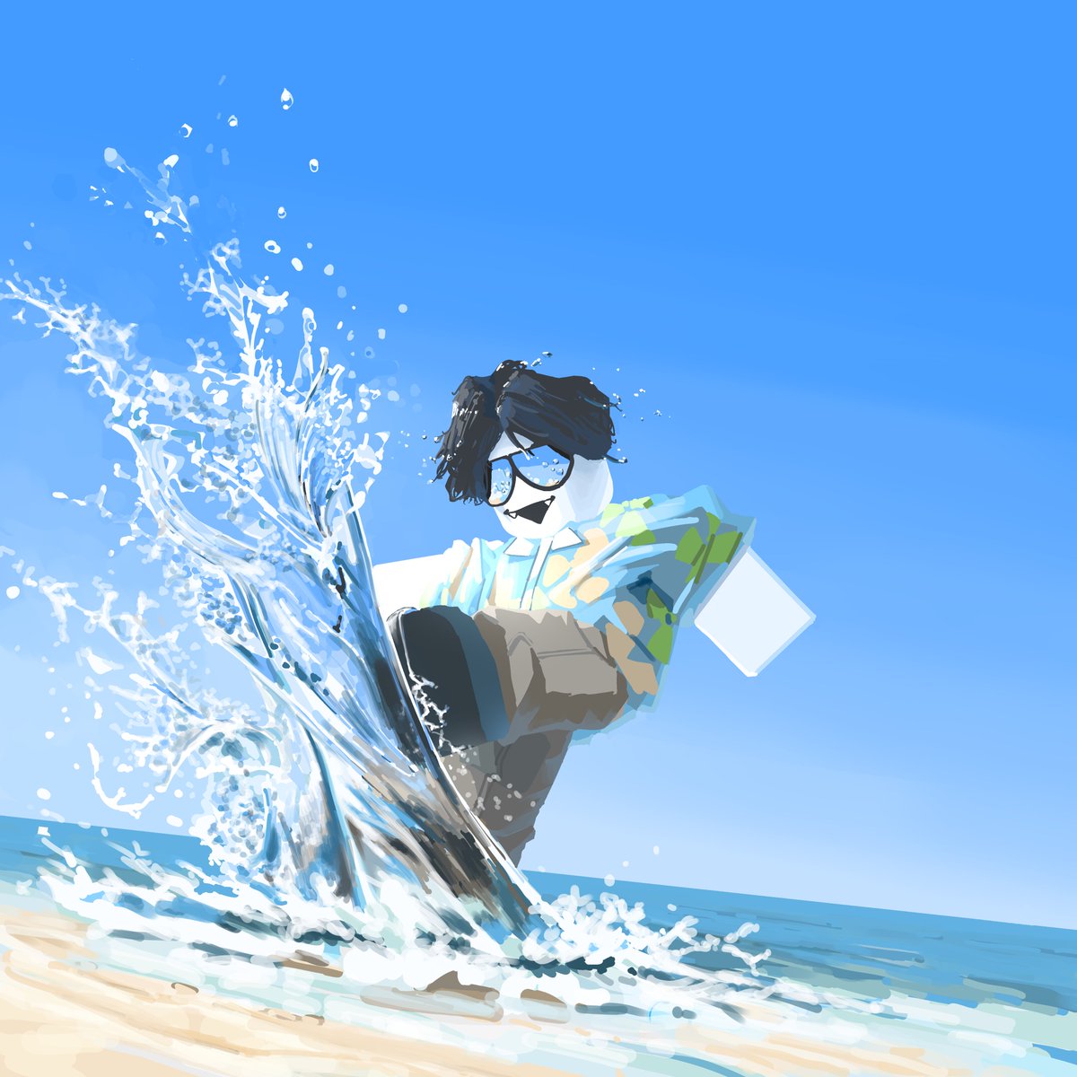 bluecone_art's tweet photo. splashie https://t.co/dLpeZwJmYl