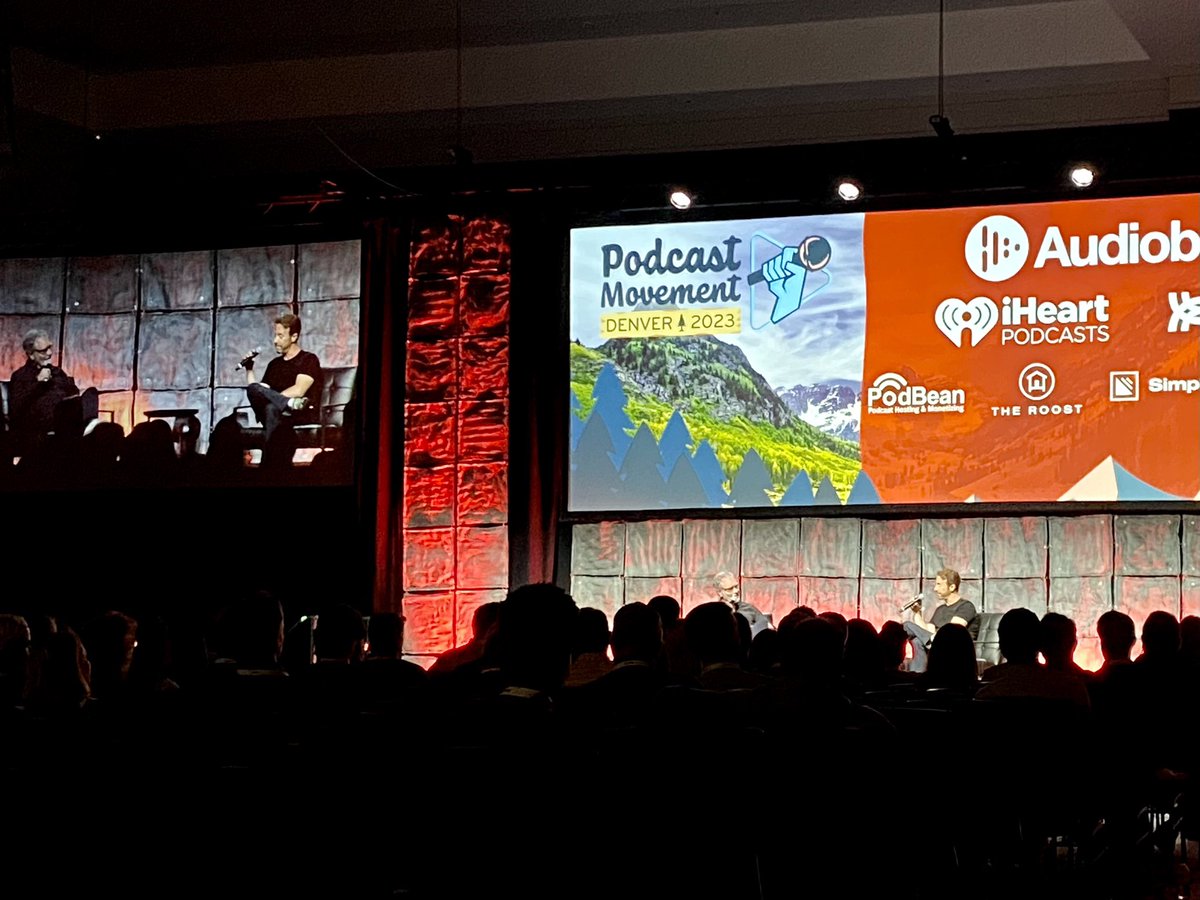 JohnHaas404's tweet photo. ❤️ this quote from @davideagleman at @PodcastMovement while talking with @iHeartMedia CEO @PittmanRadio : “The best thing for brain health is curiosity and problem-solving. Constantly find new challenges that are frustrating but achievable. It’ll form new pathways in your brain.” https://t.co/GfX177USRG