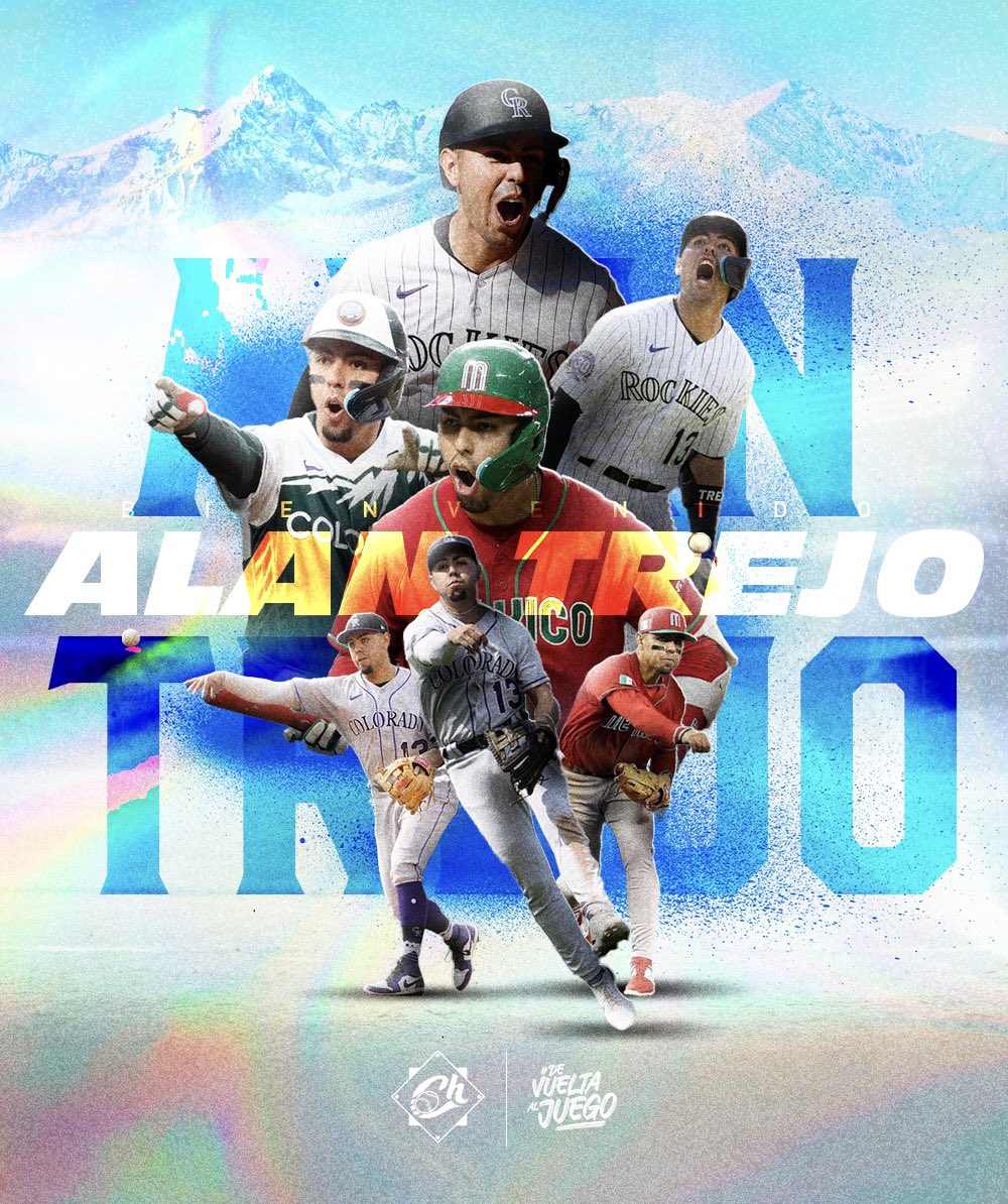 ¡𝑹𝑬𝑭𝑼𝑬𝑹𝒁𝑶𝑺 𝑫𝑬 𝑮𝑹𝑨𝑵𝑫𝑬𝑺 𝑳𝑰𝑮𝑨𝑺!🔥🇺🇸🐴

➡️ <a href="/AlanTre13/">Alan Trejo</a>, SS titular de <a href="/LosRockies/">Rockies de Colorado</a> y de la Selección Mexicana, jugará con Jalisco.
➡️ Humberto <a href="/jrcastellanos93/">jrcastellanos</a> será abridor de Charros en la T2023-24

Nota completa📝 tinyurl.com/TrejoEsCharro