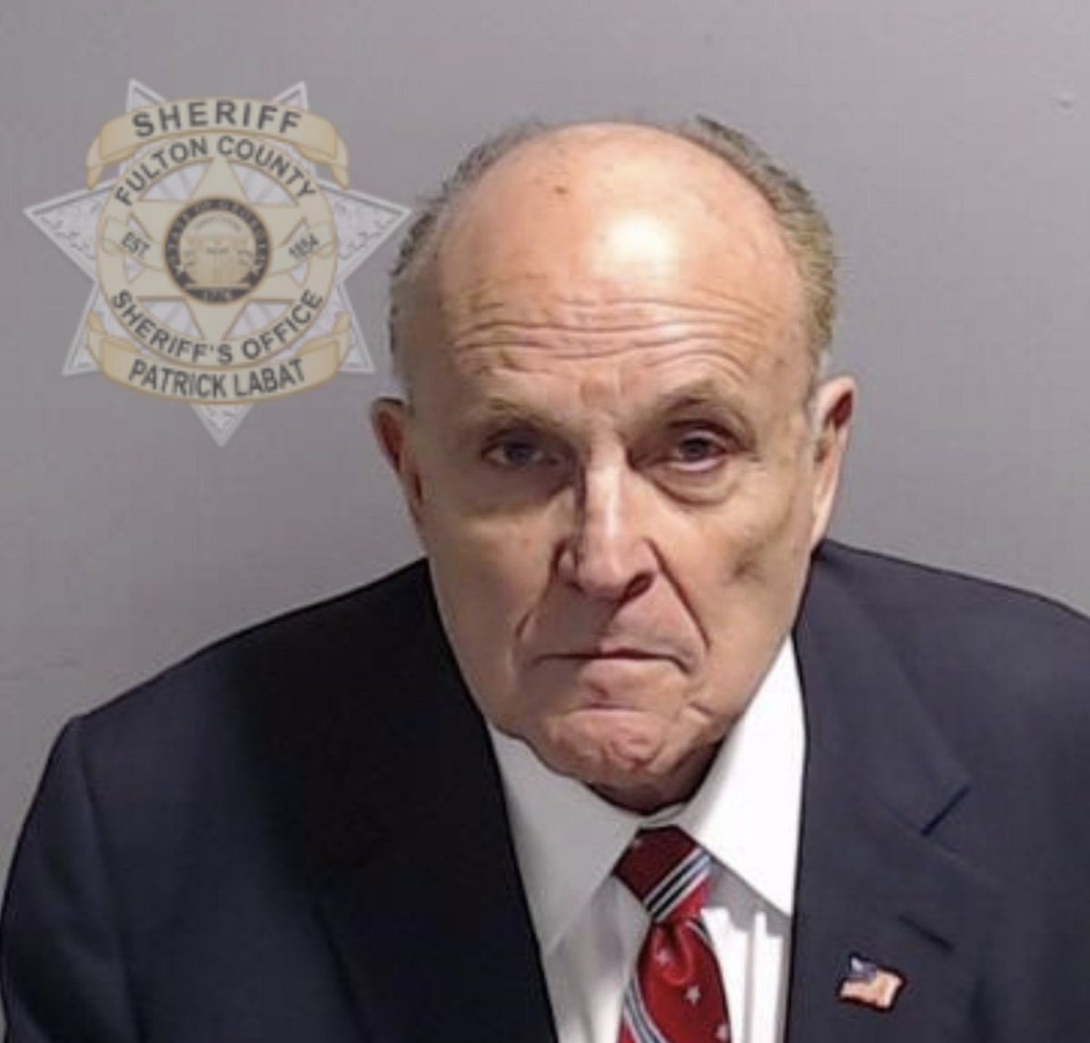EdKrassen's tweet photo. BREAKING:  The mugshots of Rudy Giuliani and Sidney Powell have just been released. 

Both former Trump associates and attorneys were booked today on RICO and other charges at the Fulton County Courthouse.

Powell was given a $100,000 bond while Giuliani was given a $150,000 bond. 

Mugshots of multiple other defendants were released as well, including of John Eastman, Kenneth Chesebro, David Shafer, Cathy Latham, Ray Smith, and Scott Hall.

Tomorrow Donald Trump will follow suit.  Trump also will get a mugshot taken. 

This mugshots will definitely go down in history. History books will one day look back on this for better or for worse.

Do you think this is something future generations will look at as a case that helped set a precedent in protecting Democracy, or an action that harmed America?