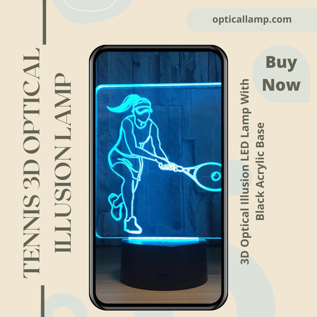 Score a winning decor with our Tennis 3D Optical Illusion Lamp! 🎾🌟

Shop Now: opticallamp.com/collections/sp…

#TennisLamp #OpticalIllusion #ShopNow #SportsEnthusiasm #ArtisticFlair #ElevateYourSpace #TennisLove #UniqueDecor #LampMagic #StylishFascination #ElevateYourDecor