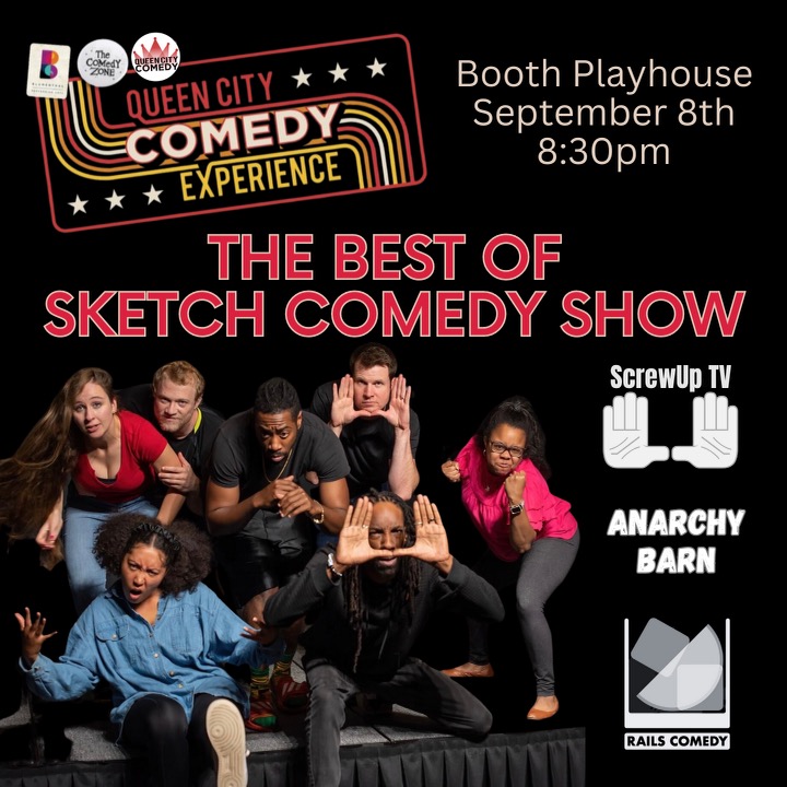 screwuptv's tweet photo. We have been invited to be a part of "The Best of Sketch Comedy Show" and WE NEED YOUR SUPPORT!! Come out and laugh until you cry (or pass out, whichever comes first🤪) 
🗓:Friday, September 8
⏰: 8:30 PM
📍: Booth Playhouse
💸: $15
#screwuptv #comedy #laugh https://t.co/hiu6oVXFGH