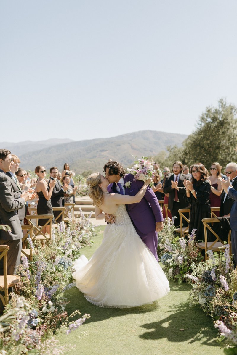 Capturing the sweetest moments amidst the splendor of Carmel Valley 💍🌸 Love blooms, friends cheer and forever begins with a kiss. 

Photo @bn_____
Venue @holmanranch
Beauty @teamhairandmakeup
Floral @preciousbloom
Dress @winniecouture

#RomanceInCarmel #LuxeWeddings