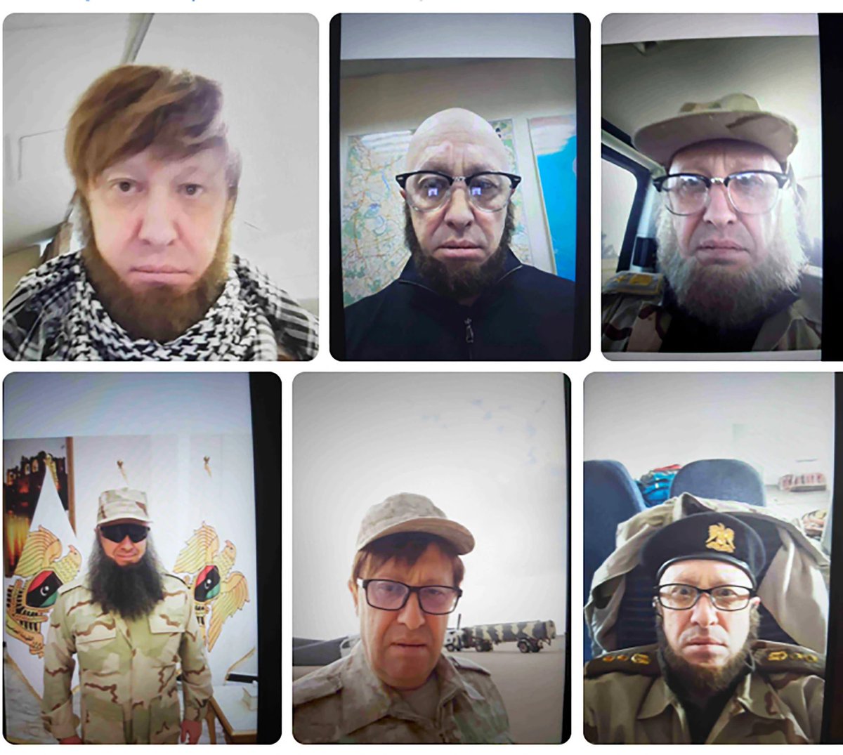 crohlv's tweet photo. Prigozhin in an airport somewhere looking like one of these guys. https://t.co/LtTb7XuCON