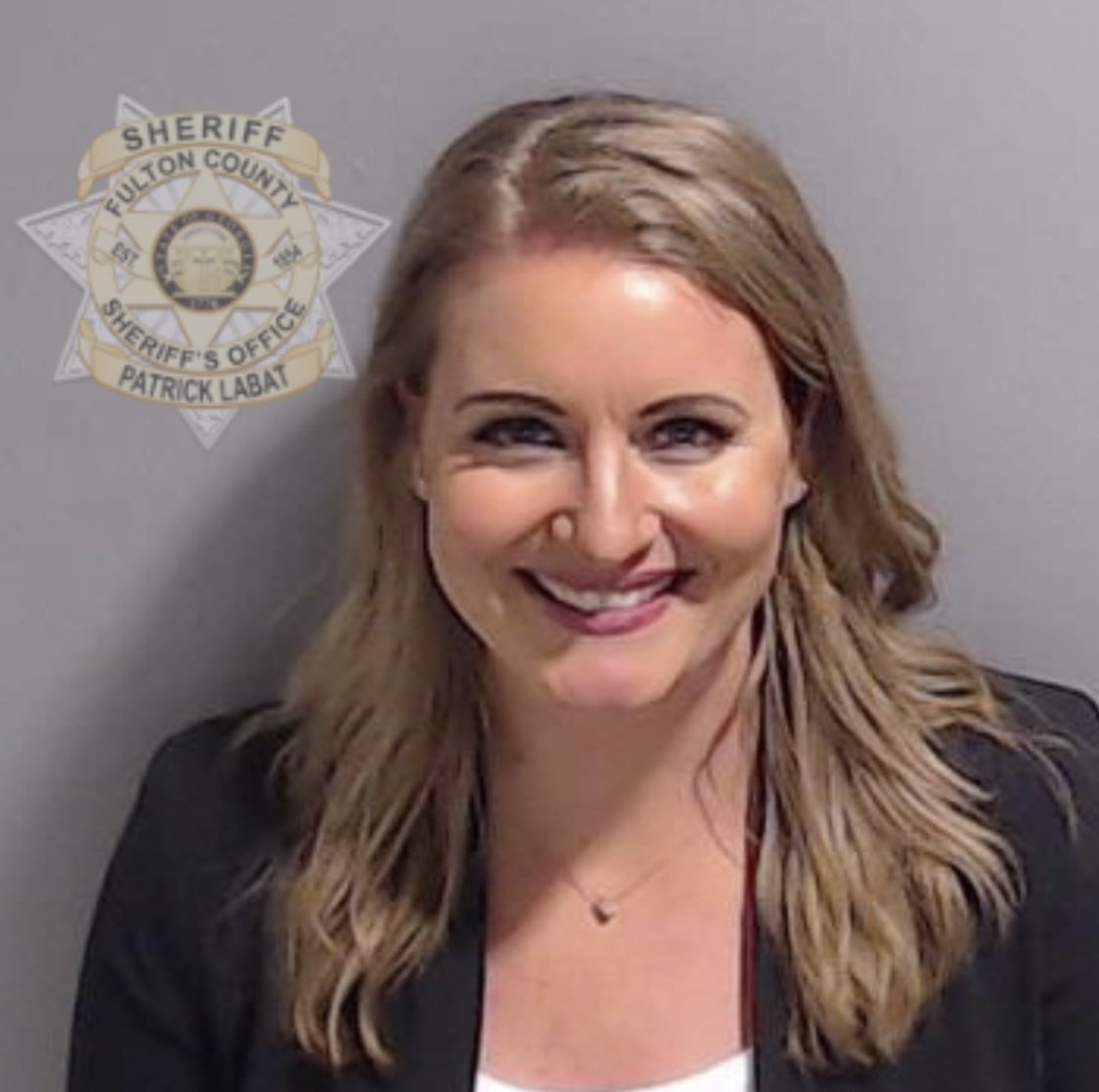 Jenna Ellis's mugshot — Fulton County Sheriff's Office.