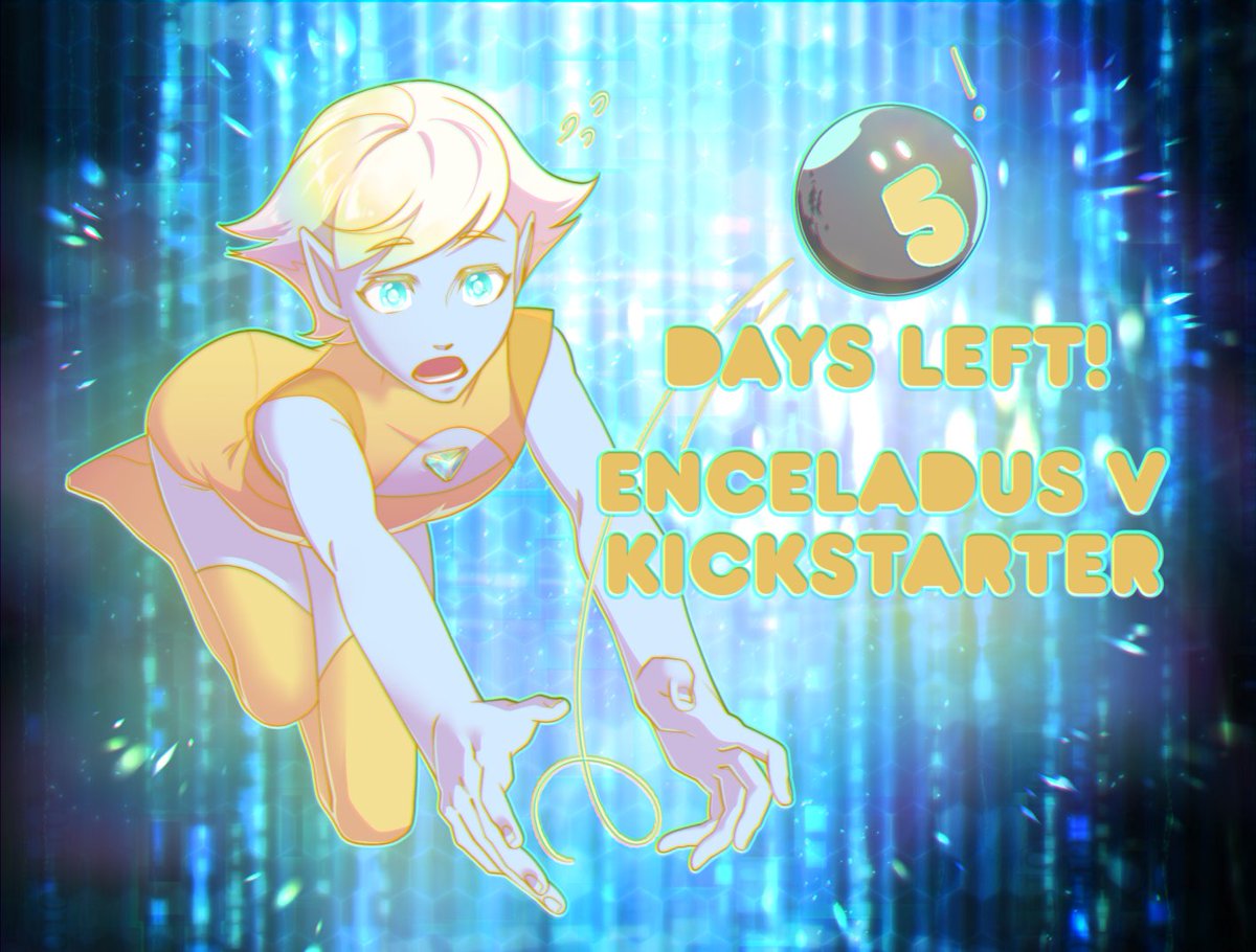 5 DAYS LEFT TO SUPPORT ENCELADUS V!
Any contribution helps but if you can't please share 💖

kickstarter.com/projects/1111a…
#enceladusv #indieanimation