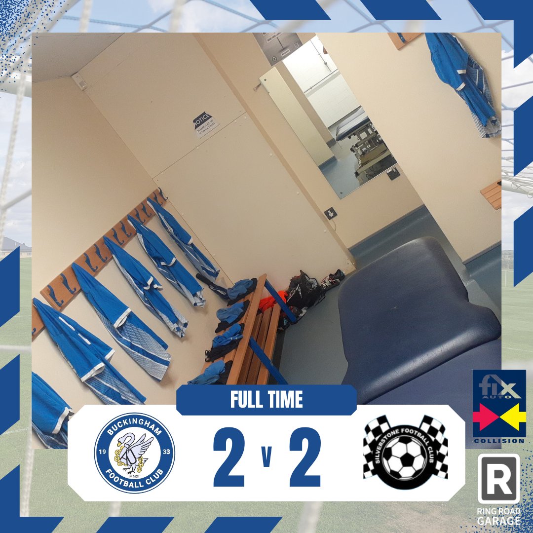 FULL TIME| We open our @NBDFL1 account with an entertaining 2-2 draw with a good @fc_silverstone Res. All the best for the rest of the season lads. Goals from Matt Ogle and Joe Humphries. @thebuckinghamfc @sportsshotsnews @FootballMK @TheSportsDeck1 @Lowleaguefooty