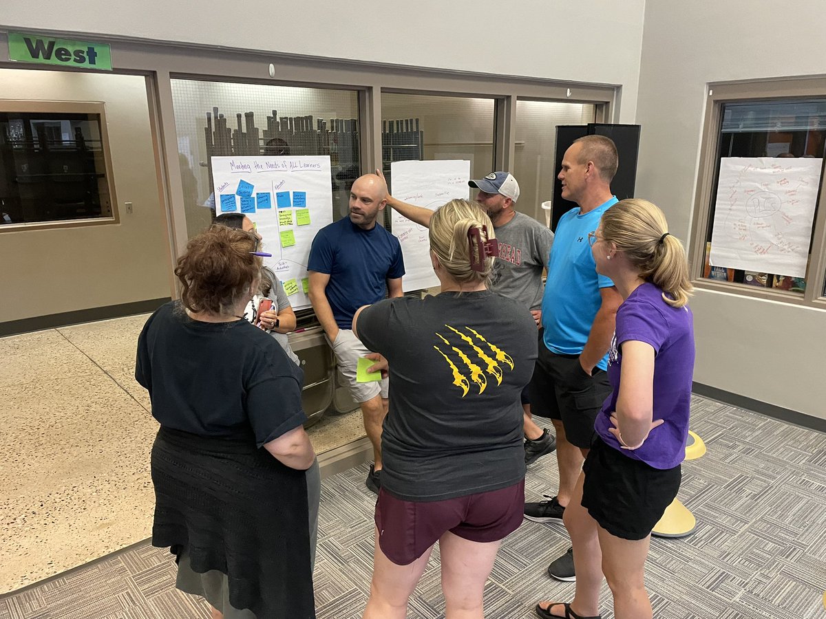 All kinds of great learning and collaboration happening today at Byron Intermediate School! Thanks to our staff and our trainer @gabe_firstedu for committing to this PLC work! Go bears! #bisstars, #byronbears