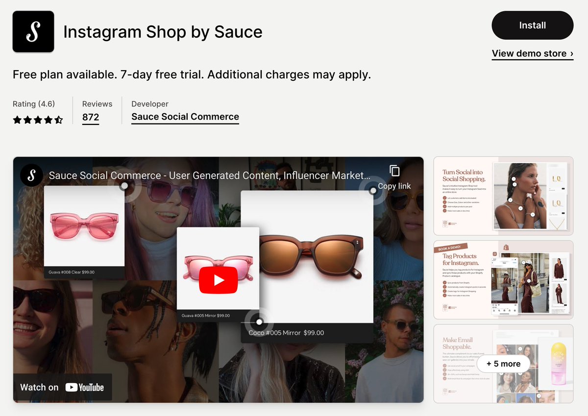 On Shopify and Instagram? We've been expecting you. Grab our app and unlock the potential in your socials 🔥 apps.shopify.com/instagram-shop… #socialcommerce #visualshopping