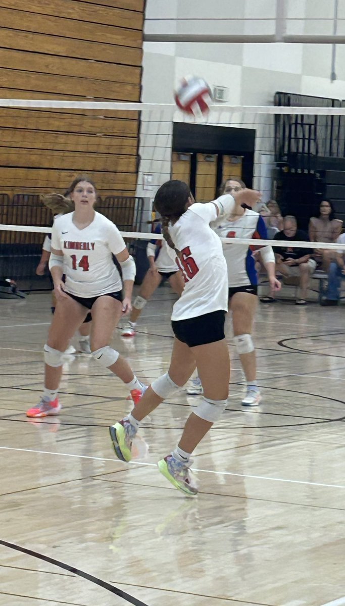 Shout out to Savannah McClure &amp; Maya Collett for their great play at the JV Fall Classic in Kaukauna today.  It was great to see you all again! 🏐 #betheflame #wiblaze #volleyball