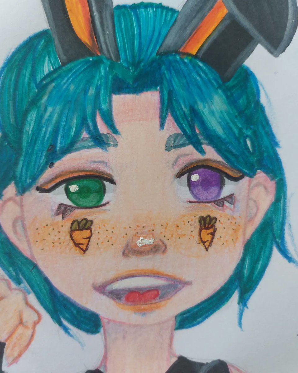 _Dayanna_012's tweet image. 🌻hola a todos, espero que le guste, comencé a practicar con la #anatomía, se que tengo que mejorar pero poco a poco se hará, bueno les dejo un sexy Samuel con traje de #conejitos un #ocart mio espero que le guste 

🌺&amp;lt; #art #Halloween #dibujo &amp;gt;🌺