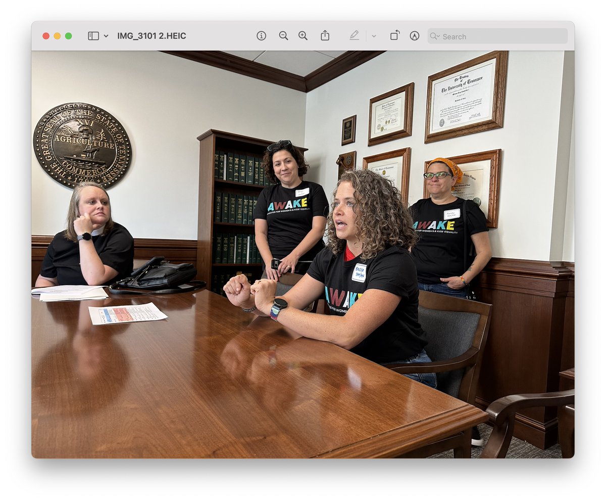 nashtivists's tweet photo. Several East Nashtivists participated in the @AwakeTN Day on the Hill today, meeting with legislators and talking about gun safety. #Advocacy #UnitersInAction #EndGunViolence https://t.co/UHh5HwlBAB