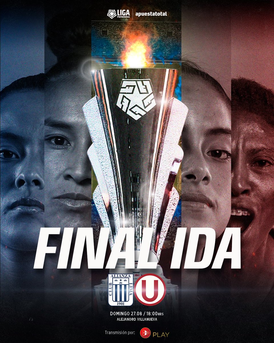 ligafemlfpp's tweet photo. 𝐂𝐚𝐝𝐚 𝐯𝐞𝐳 𝐟𝐚𝐥𝐭𝐚 𝐦𝐞𝐧𝐨𝐬 🧐
Vive la fina ida entre @AlianzaLimaFF 🆚 @FutFemeninoU en exclusiva por #FPFPlay
📲 https://t.co/baVEvGvivW
#LigaFemeninaApuestaTotal
#LaLigaDeLasGuerreras https://t.co/vlt1bM2NGq