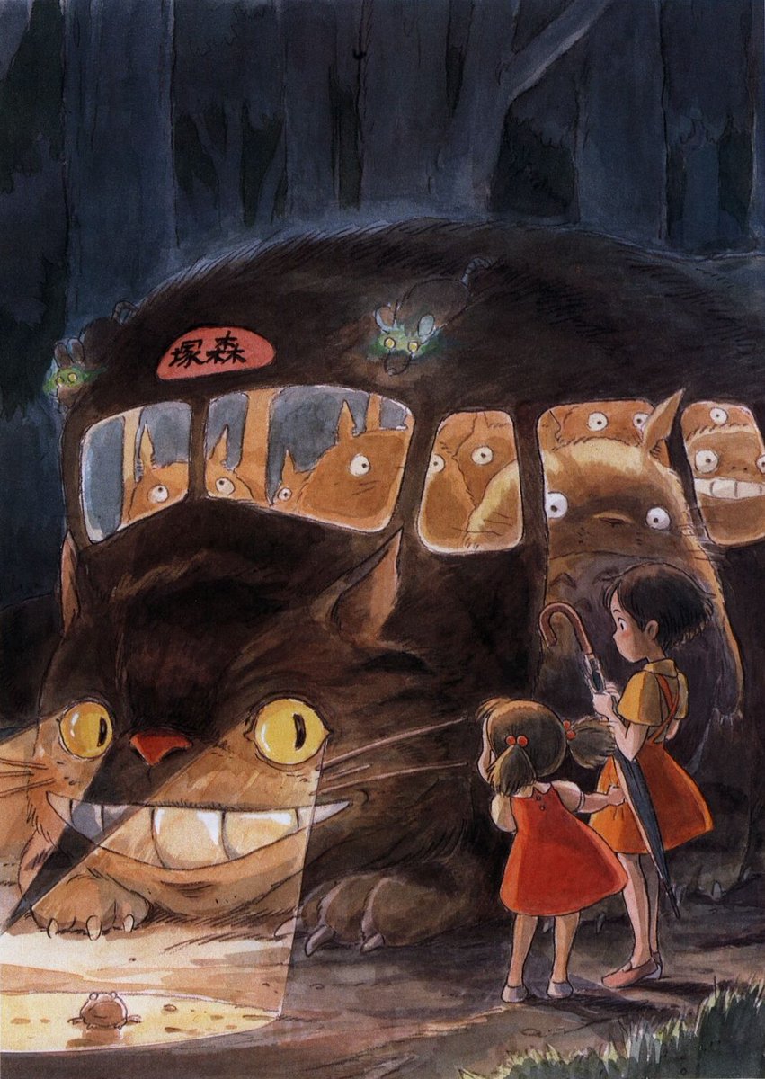 anime_'s tweet photo. My Neighbor Totoro (1988). https://t.co/kbQerZ7N6n