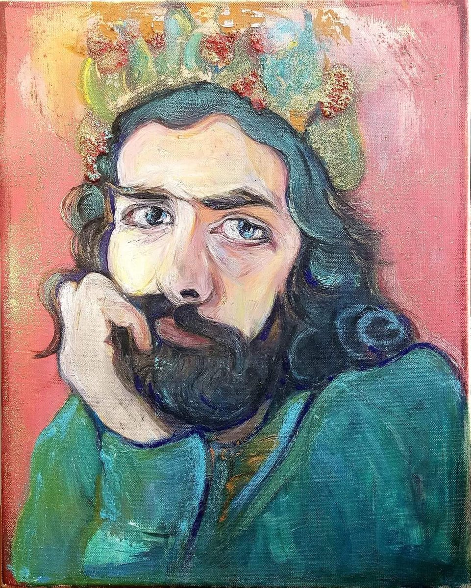 PaulinaKosowsk3's tweet photo. #wlodekdembowski #lakilan #novemberproject #musican #paprodziad #art #artwork #artist #painting #oilpainting #portrait #canva #canvaart #modernart #men  #contemporaryart https://t.co/17PXEX1mWZ