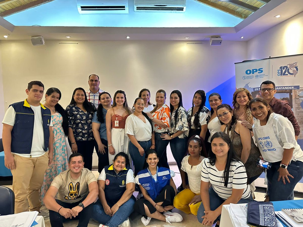 OPSOMS_Col's tweet photo. En #Cúcuta participantes de las entidades de salud de municipios de Arauca y Norte de Santander se reúnen para dialogar y construir estrategias de comunicación del riesgo y participación comunitaria que permitan salvar vidas en eventos multiamenaza @AlcaldiaCucuta @GoberNorte https://t.co/c31zTahwgp