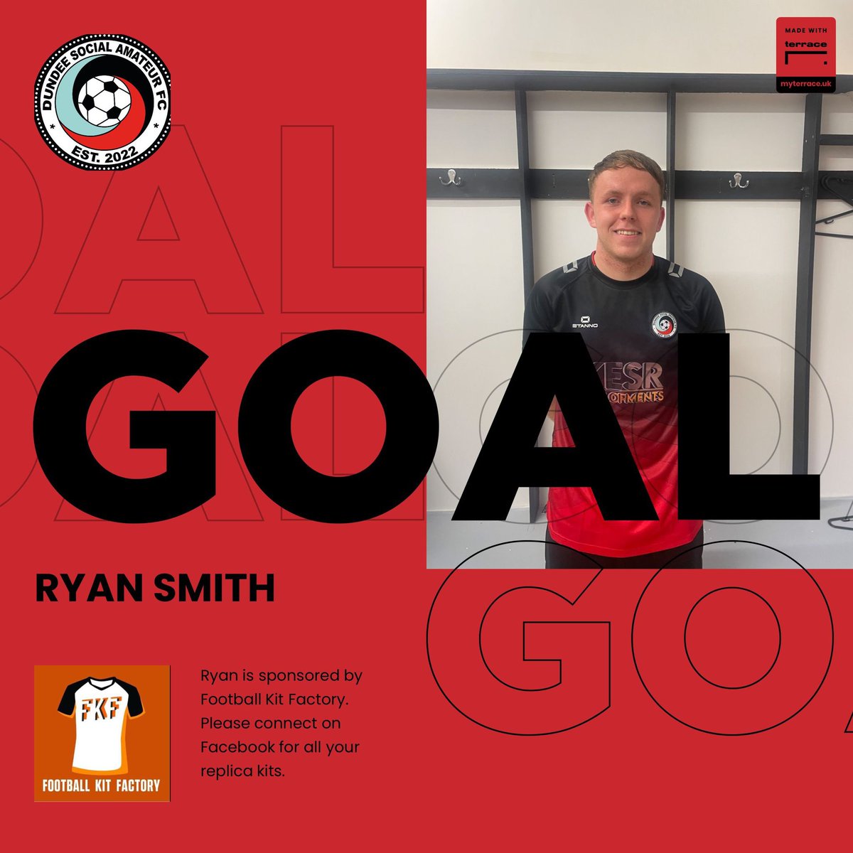 Paddy Mcauley sponsored by Alfie Smith.

Hari Caswell sponsored by the Football kit factory.

Ryan Smith sponsored by the Football kit factory also.

You can find the Football kit factory on Facebook for all of your replica kits! facebook.com/profile.php?id…