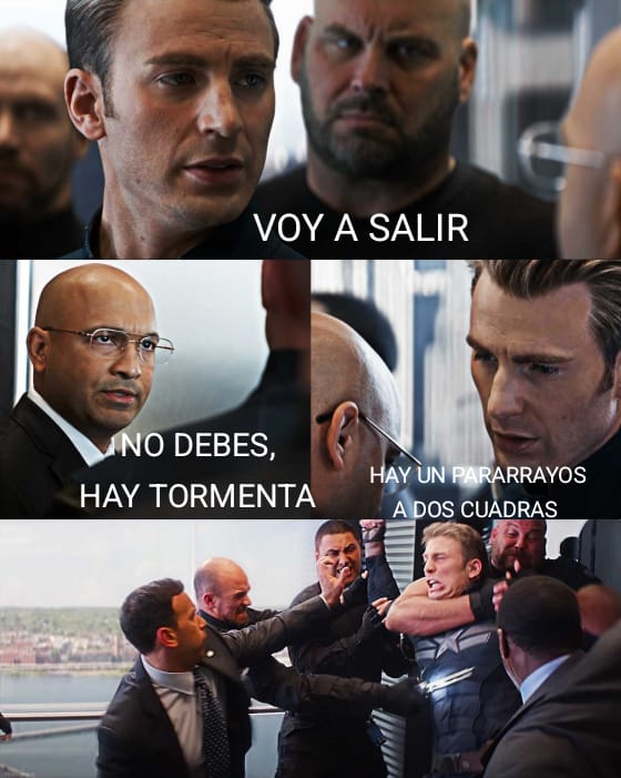 PrevencionRayos's tweet image. Ay,Capi en todos los multiversos igual!! 🤦‍♂️
#meteomemes #pararrayos #tormentas #prevenir