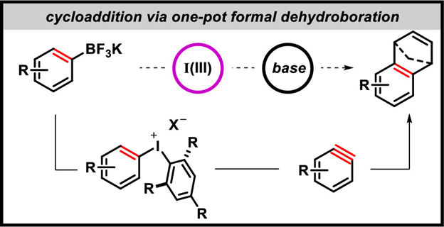 JOC_OL's tweet photo. Opening new doors: Rapid access to arynes via formal dehydroboration of arylboron compounds. Learn more in the #OrgLett article from @dstuartgroup https://t.co/XMOqNbZ5WQ https://t.co/280iNRQRVc