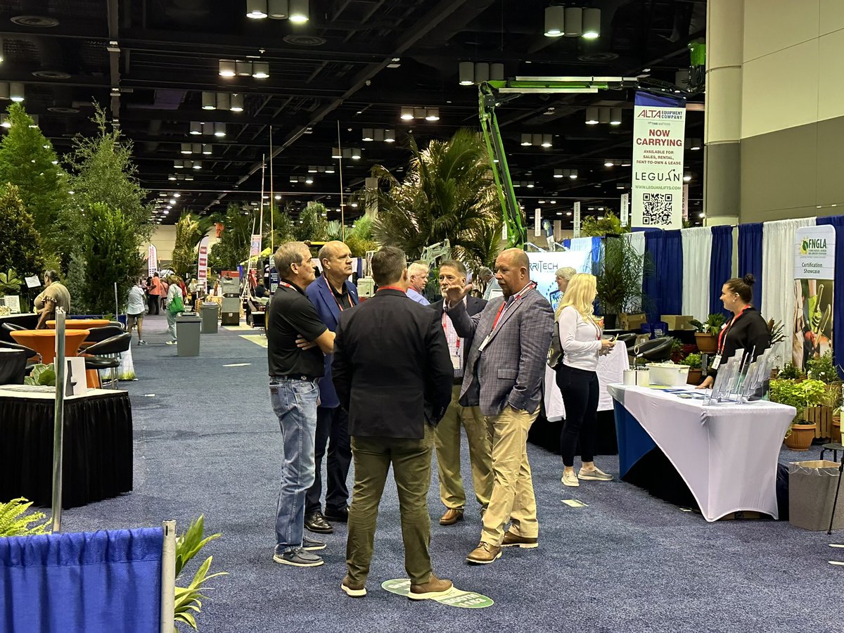 SenatorMcClain's tweet photo. Grow with the Pros! It was great to meet with members of the @FNGLA this afternoon at their annual Landscaping Show. 

FNGLA represents Florida's nursery and landscape industry which generated $31.4 billion total output sales in 2020 and directly employed 266,000+ people. https://t.co/ZPqhJv349r