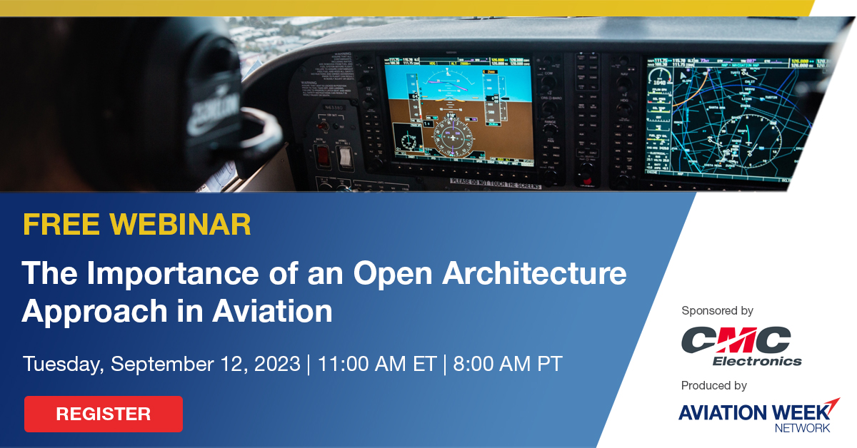 AviationWeek's tweet photo. Whether you are an #aircraftmanufacturer, #airlineoperator, or #aviation enthusiast, this webinar will provide valuable insights into the critical importance of adopting #openarchitecture in aviation. https://t.co/3x9hNmkbJD https://t.co/si72hbzhRi