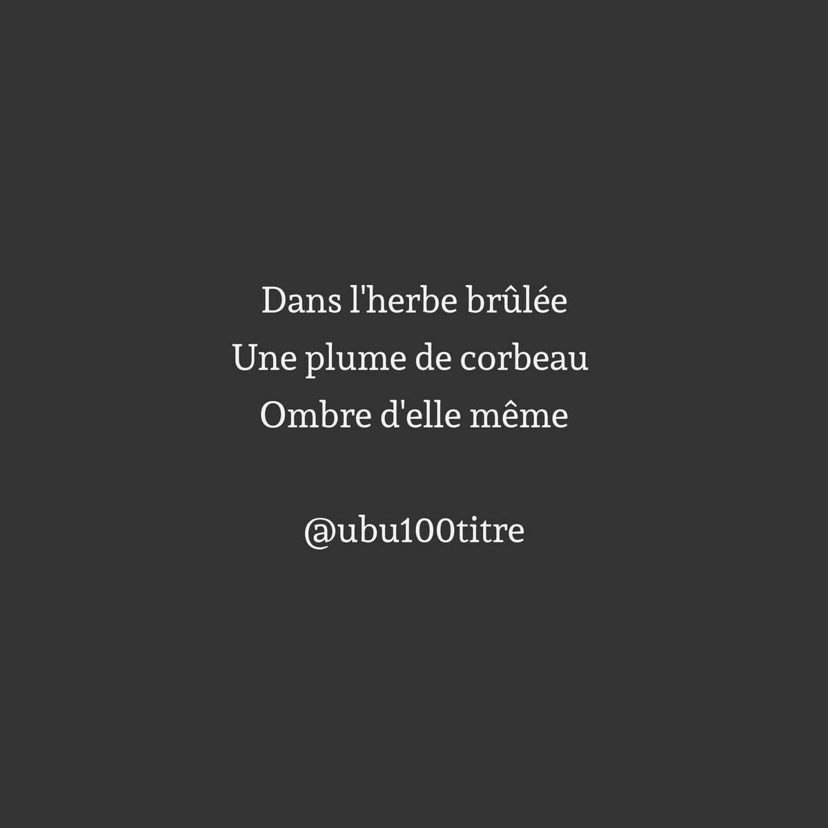 Que la #poesie puisse vous apporter la fraîcheur de l'#ombres