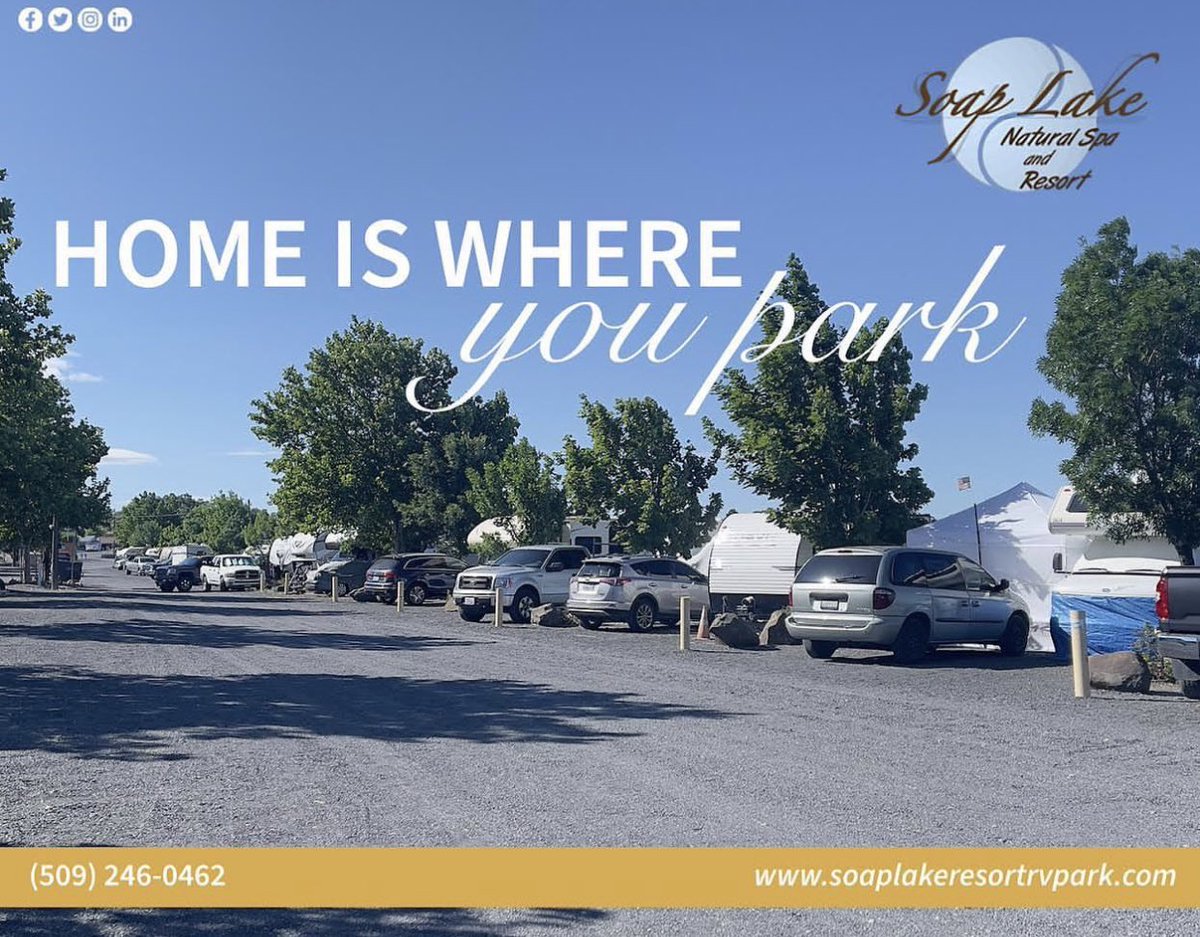SLCampgrounds's tweet photo. Here, home is where you park 🏠Plan your visit today — https://t.co/zcigfwxZhp 🌊 #soaplake #rvpark #campground #lake https://t.co/tCE3ZZcO5B