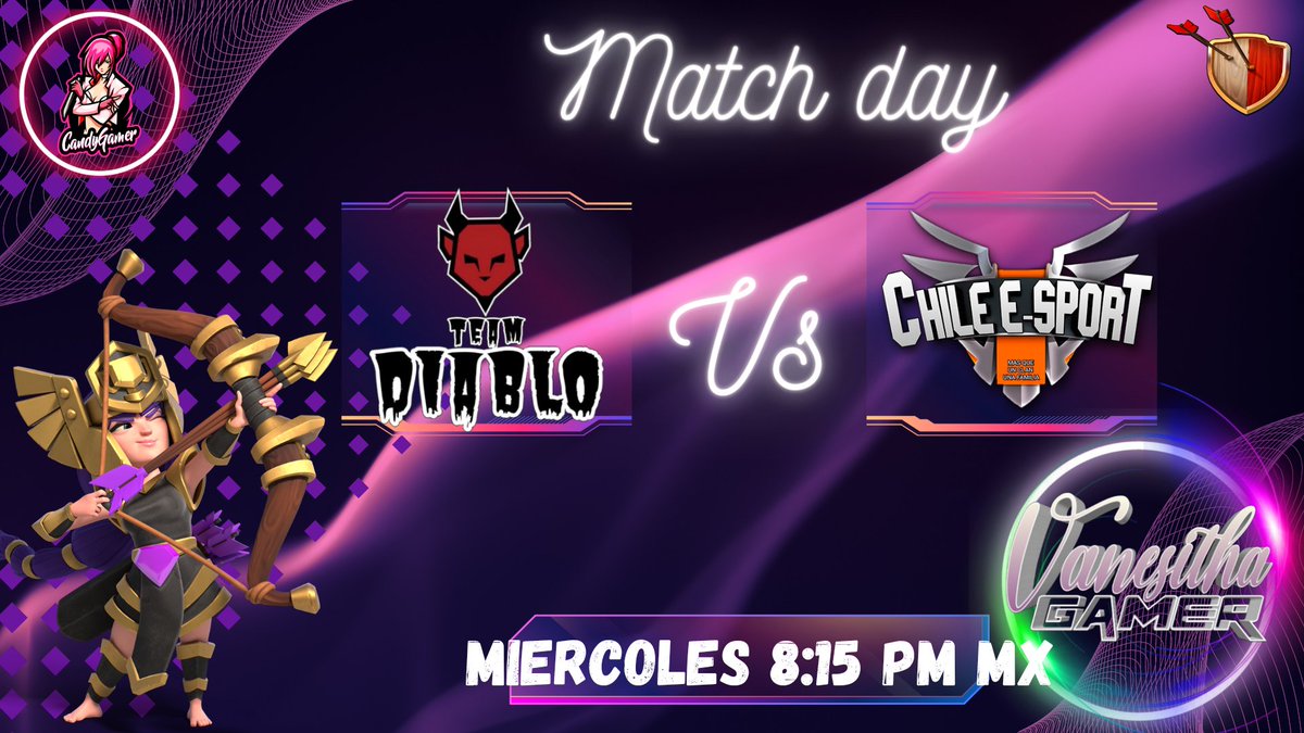 ✨EN UN RATO MAS PARTIMOS CON LO MEJOR DE LOS MEJORES! 
✅LOS MEJORES VS LA MAFIA E-SPORT
✨Y DESPUES  CHILE E-SPORT SE ENFRENTARA AL TEAM MAS TEMIDO DE AMERICA! 
✅CHILE E-SPORT VS TEAM DIABLO 
💙FACE
facebook.com/VanesithaDePaz… 
💜Twicht twitch.tv/vanesithagamer