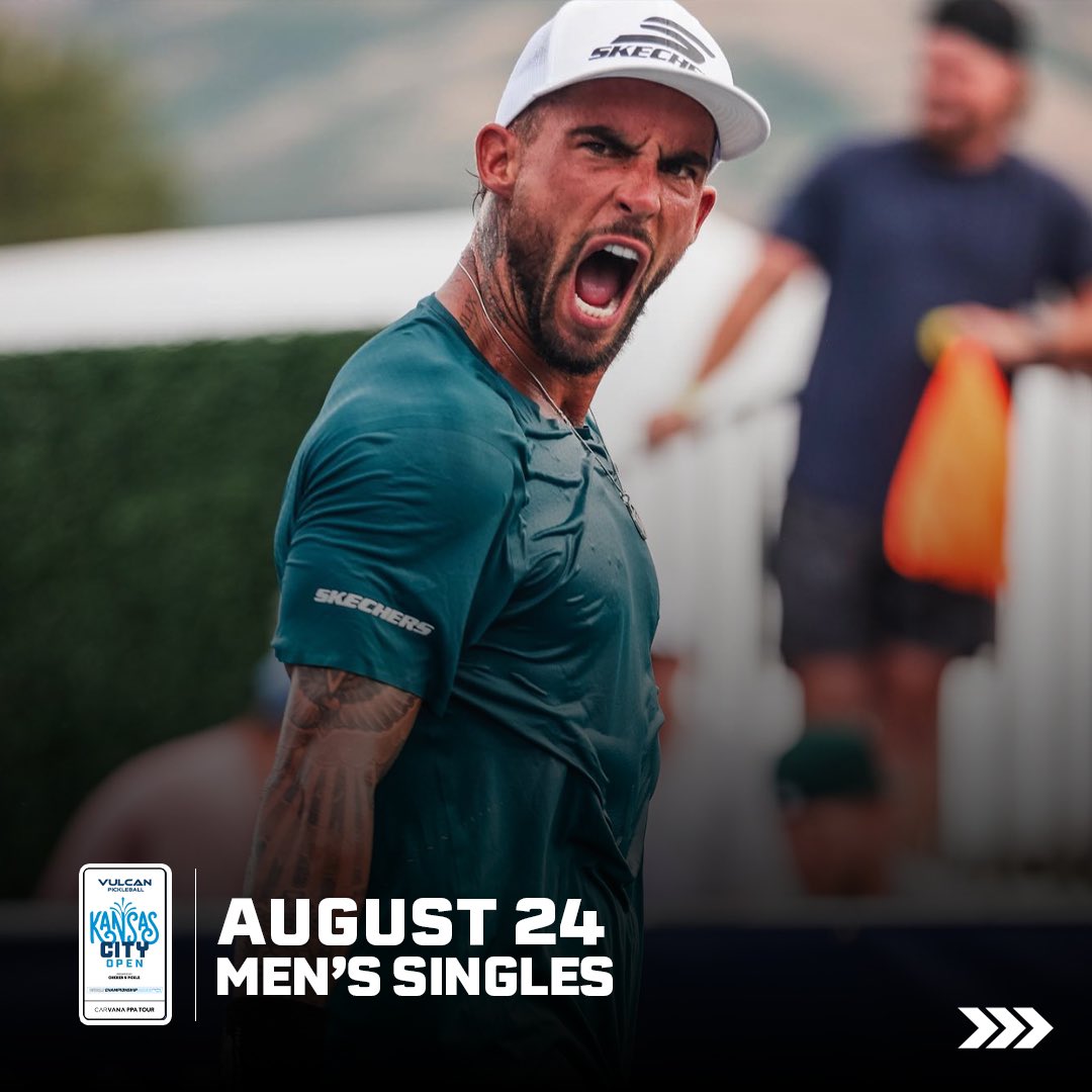 TysonMcGuffin's tweet photo. Let’s run it back in KC 😤 #pickleball https://t.co/obeItP21kX
