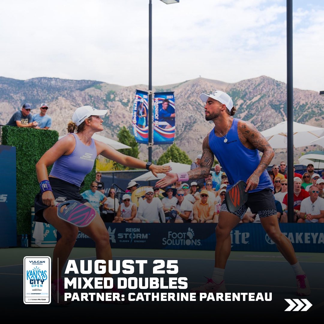 TysonMcGuffin's tweet photo. Let’s run it back in KC 😤 #pickleball https://t.co/obeItP21kX