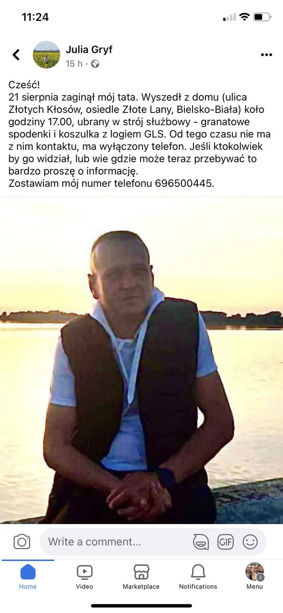 justjvls's tweet photo. Dziewczynie ode mnie z kierunku zaginął tata, dajcie prosze rt! Wykorzystajmy jakos zasiegi na twitterze https://t.co/npWfQF6FEn
