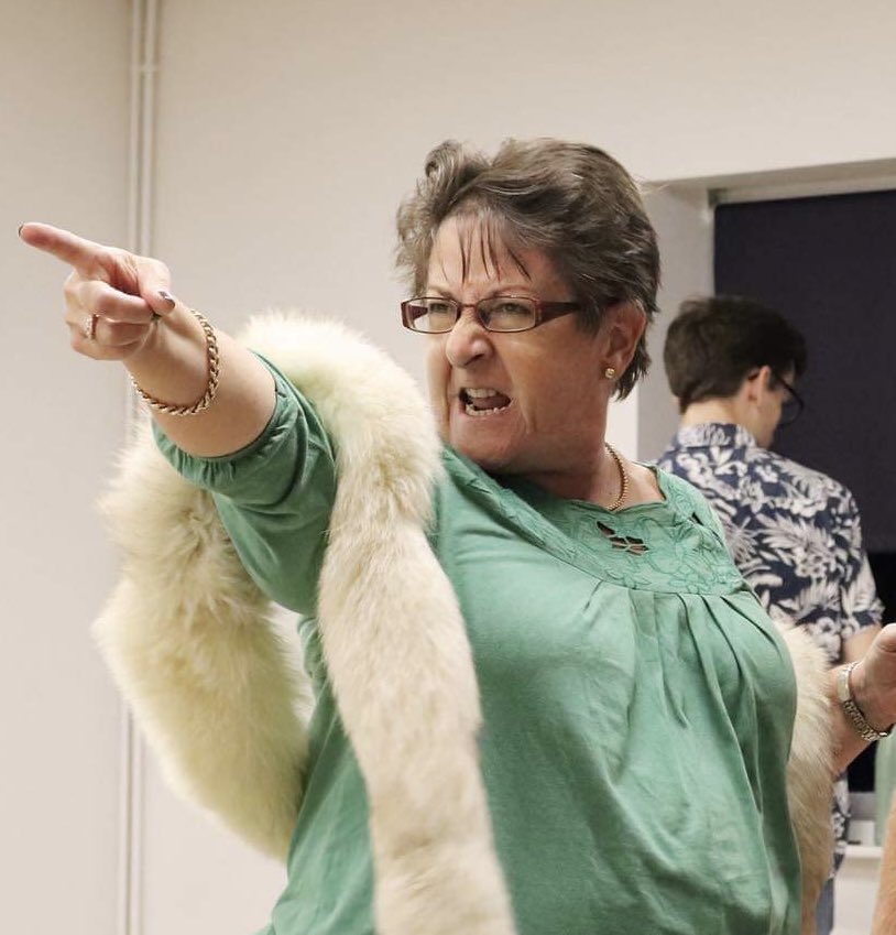 _ClareProctor's tweet image. Mark always gets me at the most flattering moments!  “What do you mean you’ve not bought your tickets for Phantom yet?” It’s only two weeks away now! @LoughboroughAOS