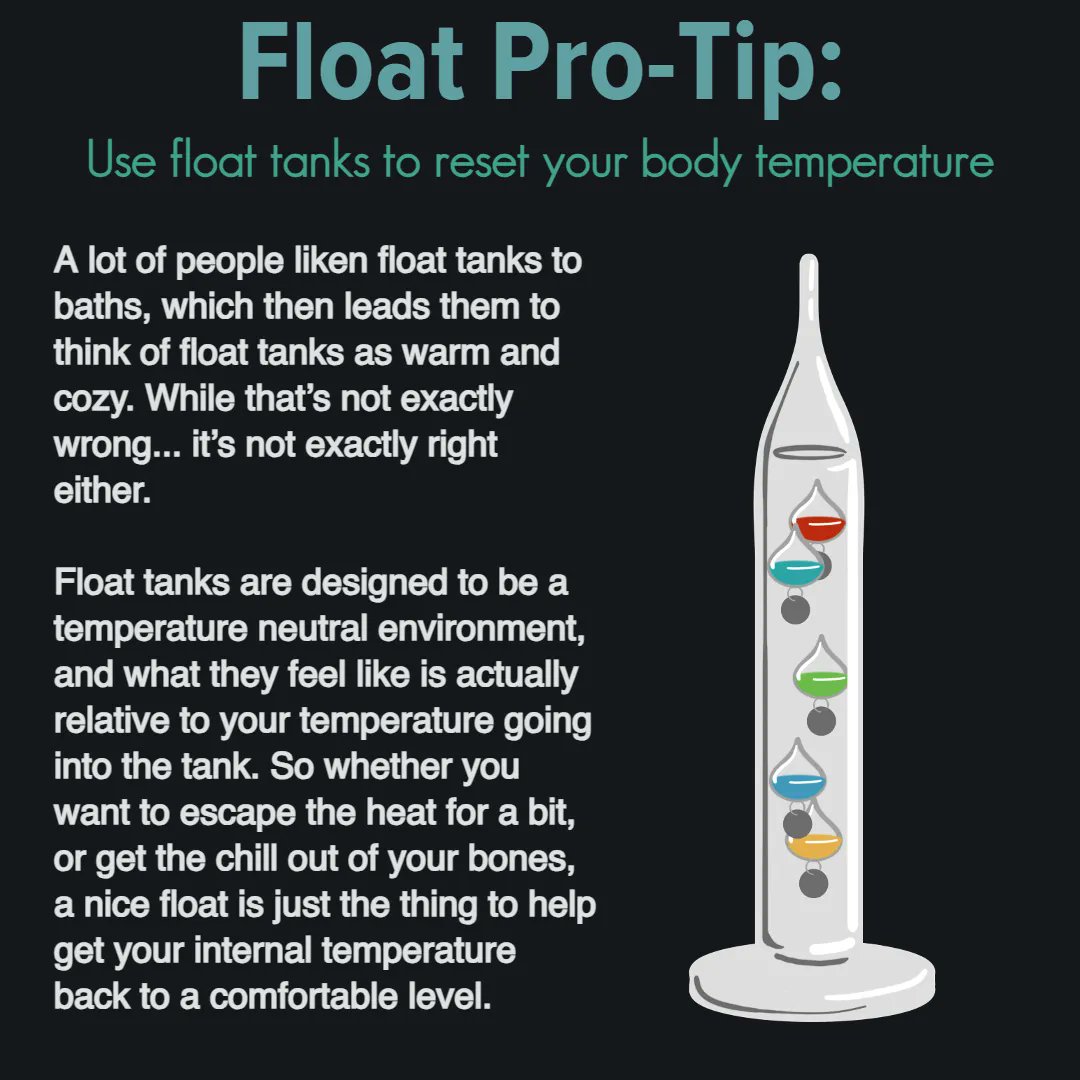 FadeawayFloats's tweet photo. Whatever your body needs, floating can help restore your internal balance. https://t.co/xS3FtlThZ1