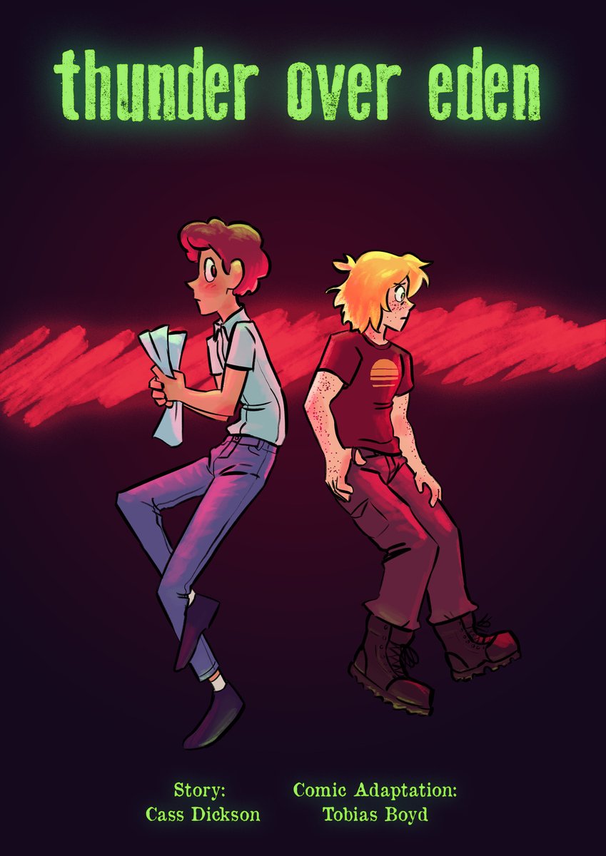 Comic of the Week! 

In Thunder Over Eden, Brian Harnell stumbles through a post-apocalyptic wasteland until he finds a secluded town with strange religious practices. 

thunderovereden.wordpress.com/comic/chapter-…

Join our discussion: discord.gg/zypdYQ7