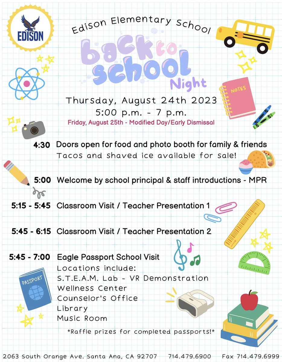 EdisonSAUSD's tweet photo. We hope to see you there! https://t.co/HyGDOTpKZ9