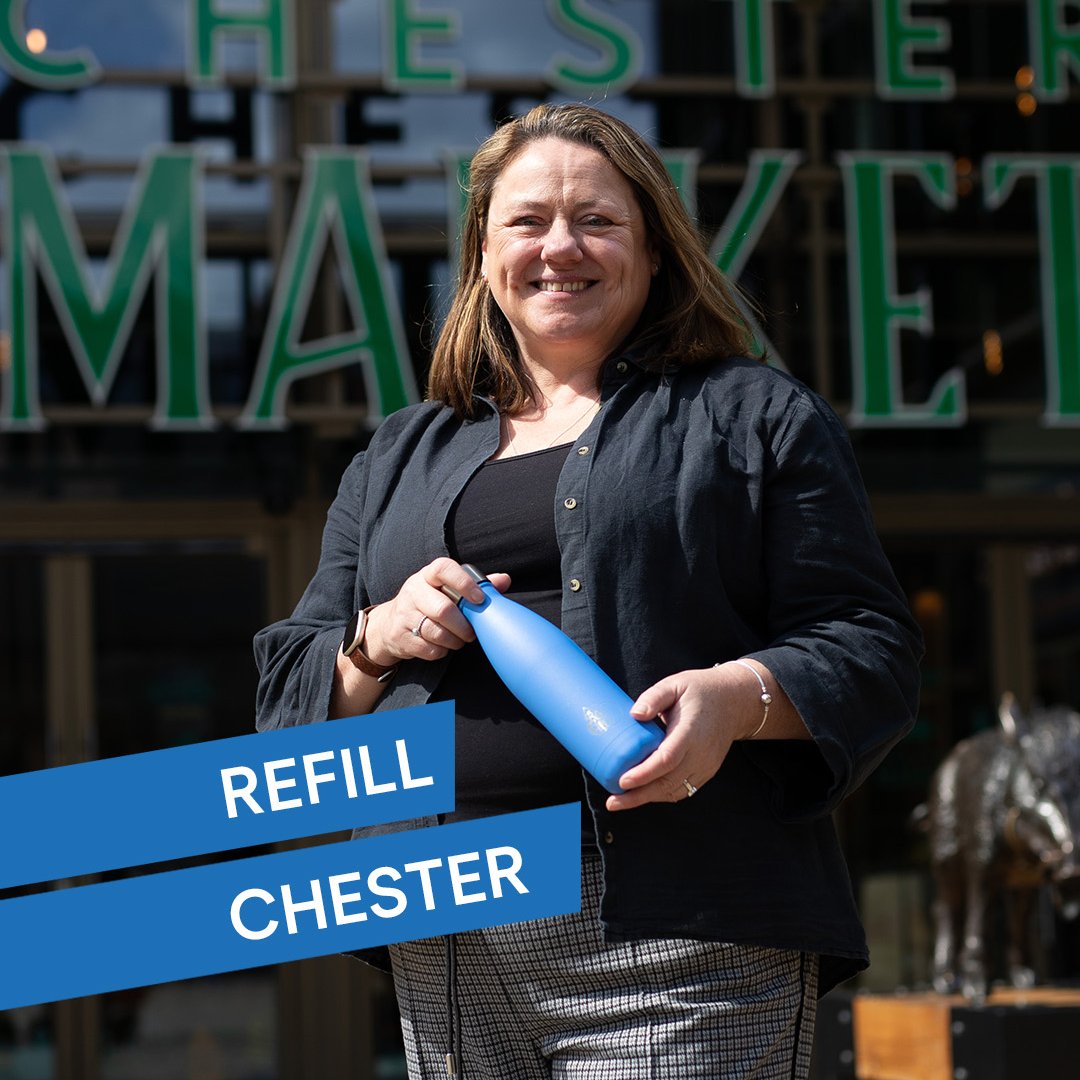 Refill's tweet image. Together with @Chillysbottles, we’ve been celebrating some amazing #RefillHeroes powering the #RefillRevolution in their community. Meet Helen, who powers Refill Chester along with other volunteers helping them to overcome common refilling barriers 🫶👋
chillys.com/uk/journal/p/r…