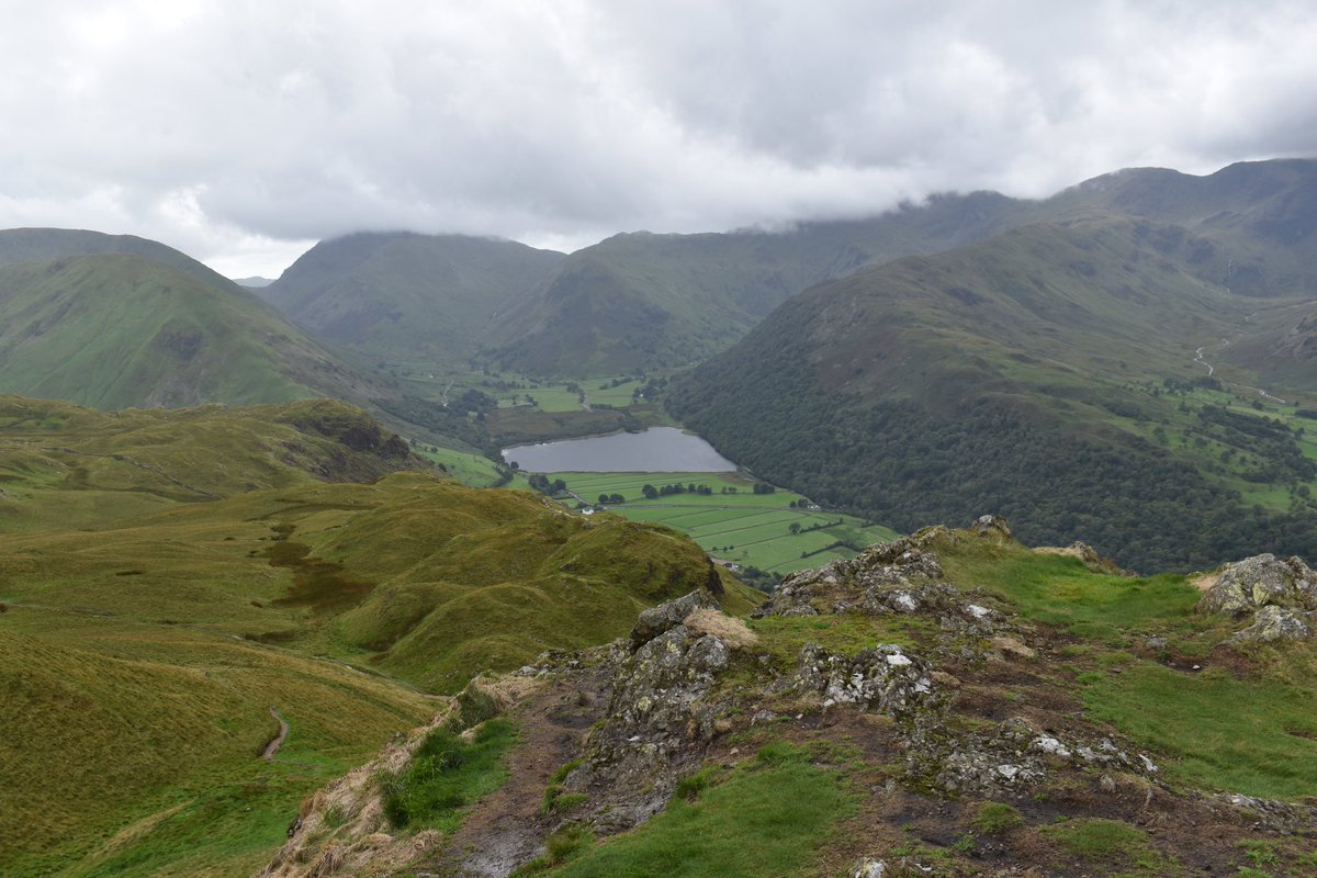 Gray Crag to Angletarn Pikes from Hartsop. Brooding weather. # ...