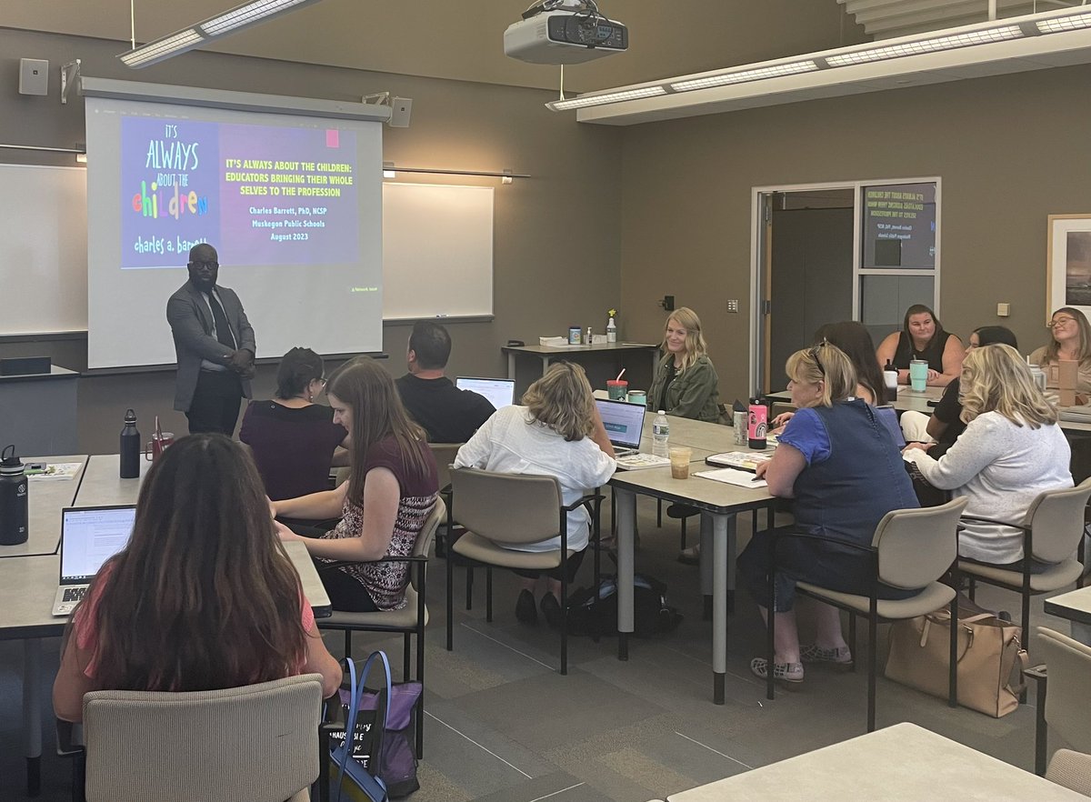 C_Robertson25's tweet photo. An amazing day of learning and growing with @_charlesbarrett @MuskegonSchools #OSI team rocks! ❤️ https://t.co/T7F23MuyFo