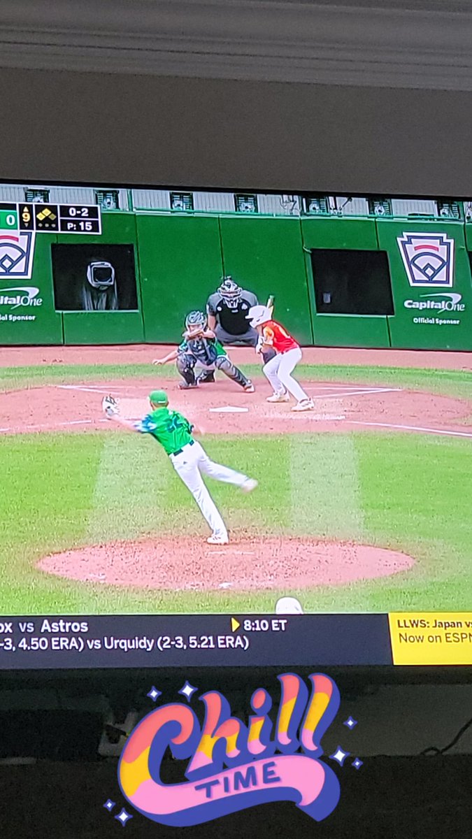 BravePack27's tweet photo. What's the little league strike zone? To be sure it isn't this. Called strike 3. #LLSWS https://t.co/jcGtnk3MwO