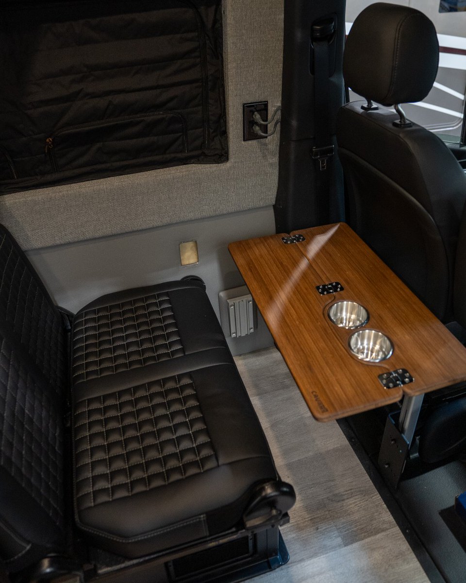 Powerful convenience, revamped! Witness the relocation of this van's outlet, bringing connectivity and functionality right to your fingertips. Stay charged, stay connected, wherever your journey takes you. ⚡🚐✨
