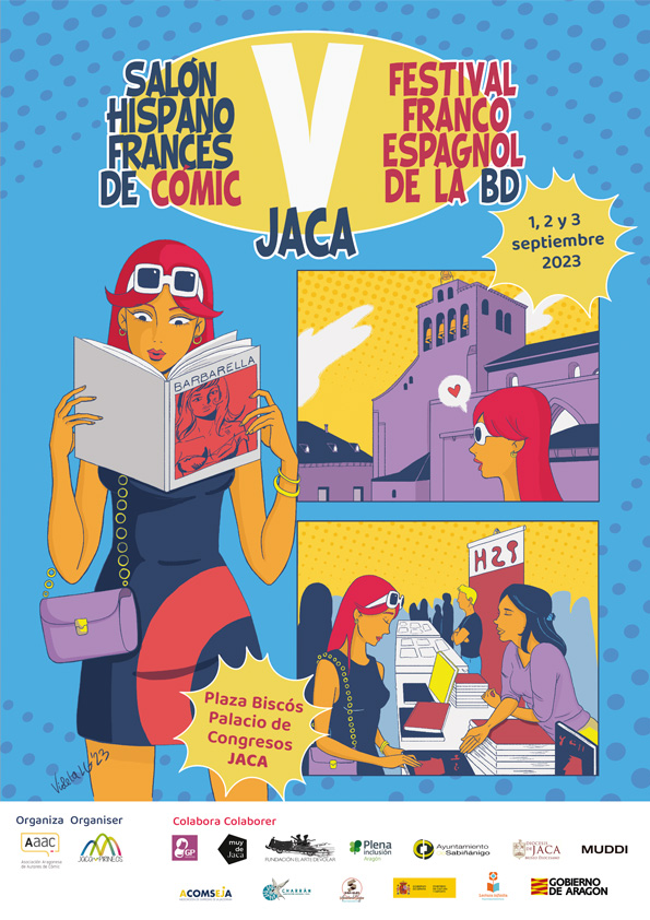Jaca acogerá el V Salón Hispano Francés del Cómic del 1 al 3 de septiembre
ℹ️+INFO: bit.ly/saloncomic2023

<a href="/AAAComic/">AAAC</a> @JacaComic
