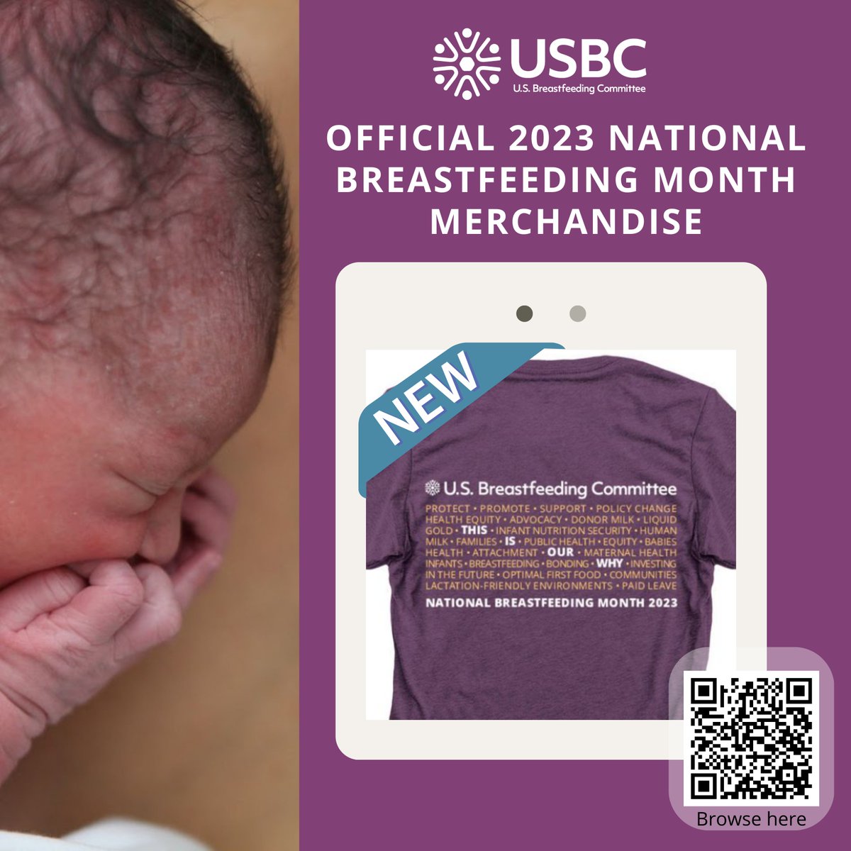 Have you purchased your #NationalBreastfeedingMonth t-shirt? Browse the official limited edition t-shirts here: bit.ly/44S7ha1 #NBM23 #ThisIsOurWhy