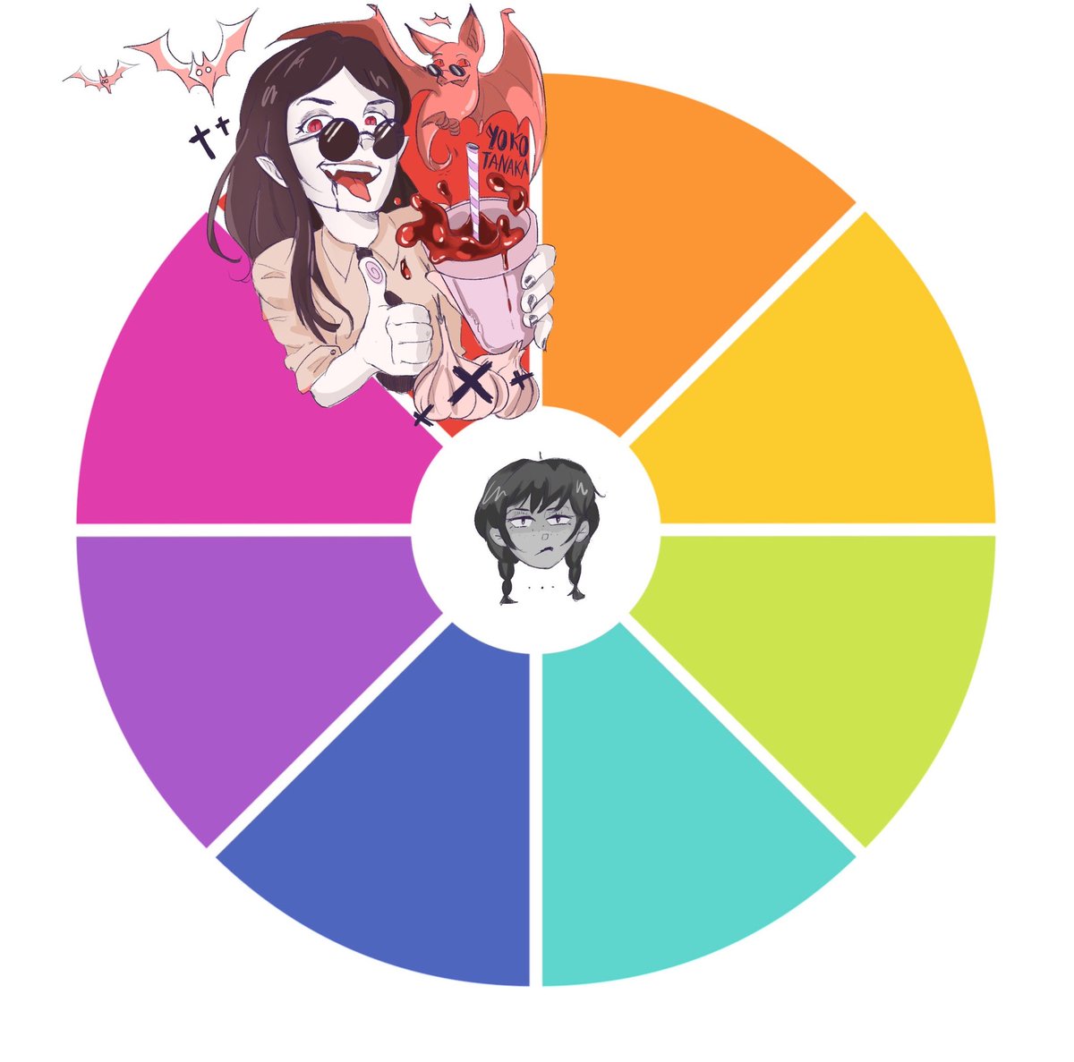 RucaRbk's tweet image. Comenzando el challenge con la queridísima Yoko ❤️🧛🦇
Better later than never !!

#Wednesday #fanart  #colorchallenge #colorwheelchallenge